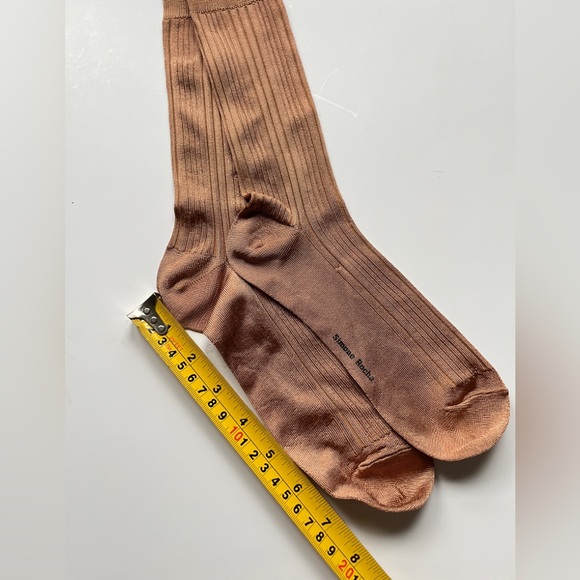Simone Rocha Copper Ribbed Socks - Picture 3 of 5
